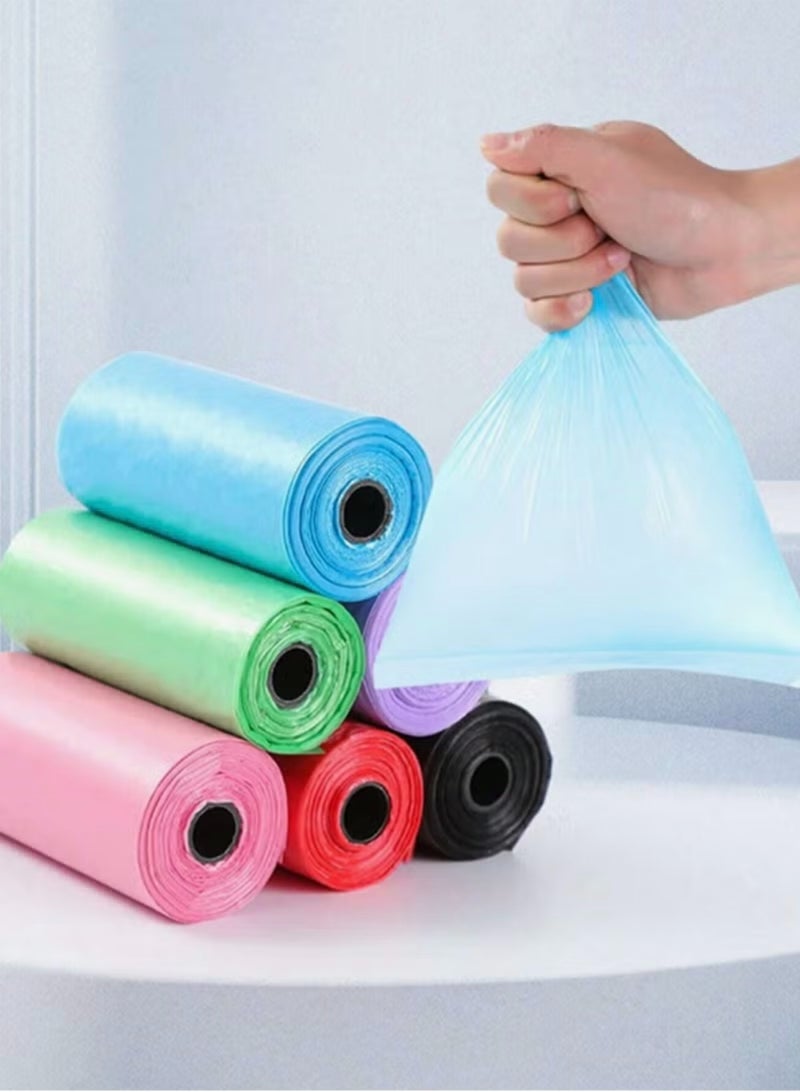 أولدجان حقيبة الكلب ( 5 لفات ) منتجات الحيوانات الأليفة الكلب بما في ذلك 1 موزع قابل للتعديل الخضراء ، سوبر سميكة وقوية ، 100 ٪ مانعة للتسرب ، قابلة للتحلل كيس القمامة - Image 3