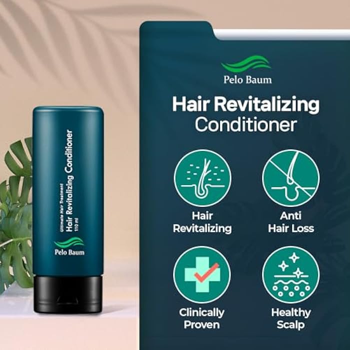 Pelo Baum Hair Revitalizing Conditioner Peptides & Biotin Formula for Thicker, Fuller Looking Hair Nourishing Scalp & Hair Care for Men & Women, 3.71 Fl Oz - Image 2