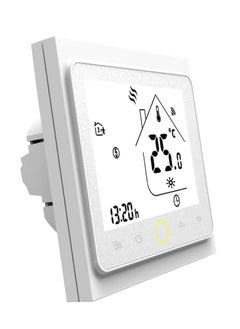 Excefore Smart Thermostat, WiFi Thermostat, Energy Saving Thermostat, LCD Touch Screen Temperature Controller with Alexa, for Electric Heating, Gas Boiler, Floor Heating (White)  - Image 2