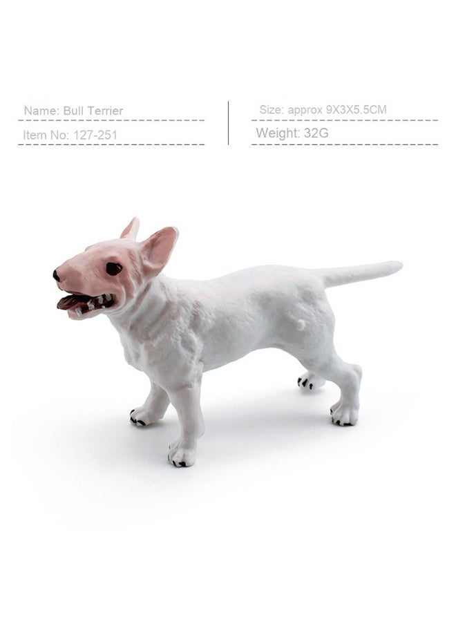 NIBEMINENT Realistic Boxer Dog, Husky, Bulldog, Staffordshire Bull Terrier, Shepherd Dog, and Neapolitan Mastiff Model Figurines - Static Decor Collection