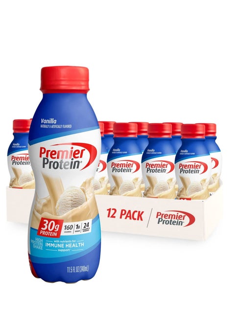 Premier Protein Shake Vanilla 30g Protein 11.5 Fl Oz 12 Pack