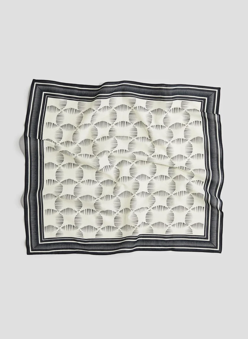 H&M Printed Cotton Scarf