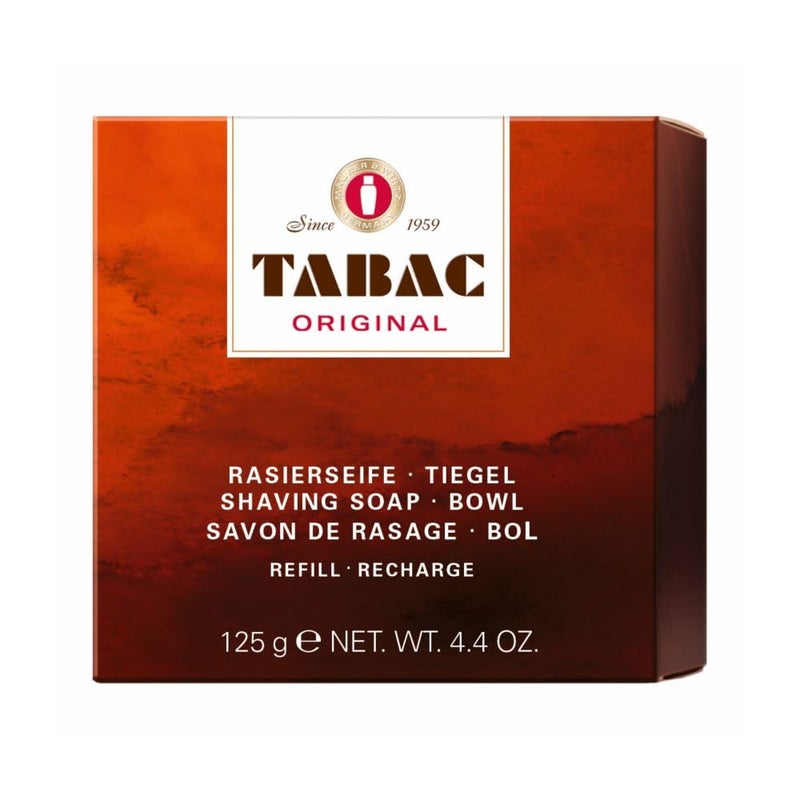 Tabac Original By Maurer & Wirtz For Men Shaving Soap Bowl Refill, 4.4-Ounces - Image 1