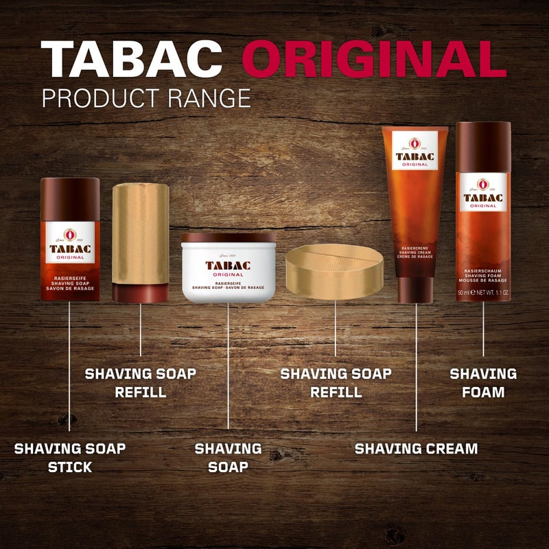 Tabac Original By Maurer & Wirtz For Men Shaving Soap Bowl Refill, 4.4-Ounces - Image 5