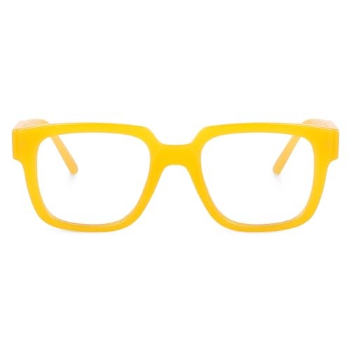 Peter Jones Square Unisex Blue Light Blocking Computer/Gaming Glasses I Frame & Lenses I Large Size 51-16-150 MM, Comfortable Fit, Model 3894OG - Image 2