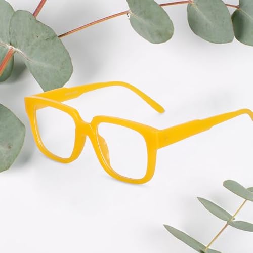 Peter Jones Square Unisex Blue Light Blocking Computer/Gaming Glasses I Frame & Lenses I Large Size 51-16-150 MM, Comfortable Fit, Model 3894OG - Image 3