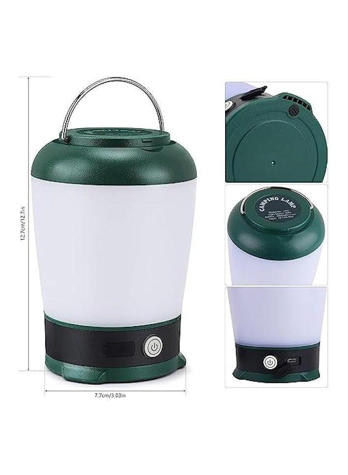 erorex LED Camping Light Portable Dimmable Camping Lantern USB Rechargeable Lamp Light 6 Modes Work Light Outdoor Waterproof Tent Light for Emergencies Power Outages Camping Home Shed  - Image 1