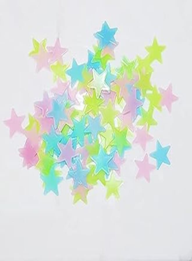 OR 100 luminous stars with double face stickers