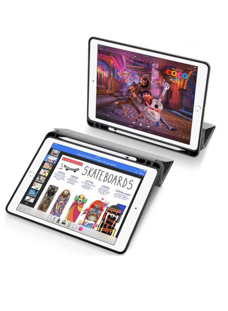 Protective cover for the iPad 9th generation 8th generation and 7th generation size 10.2 with an iPad pen holder Blue - Image 3