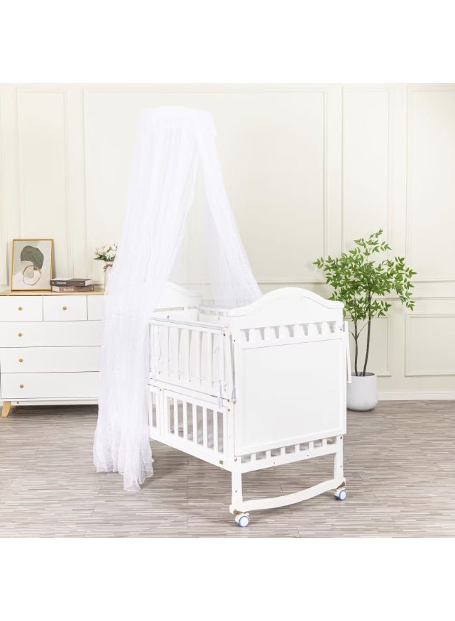 FUN MOMENT Mosquito Net For Baby Bed With Stand - Image 1