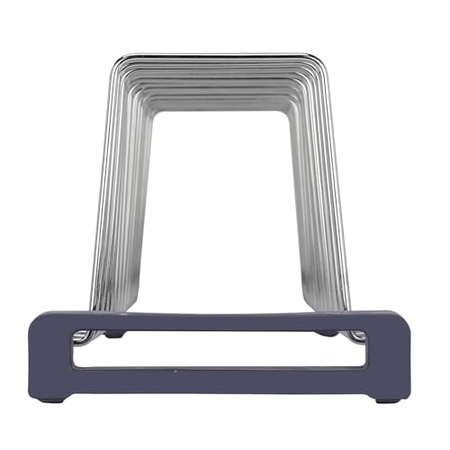 RADIANT Stainless Steel Dish & Bakeware Rack - Space Saving Organizer for Kitchen Cabinets - Holds 10 Plates - Drying Stand for Plates - Home & Kitchen Organizer Rack - Image 2
