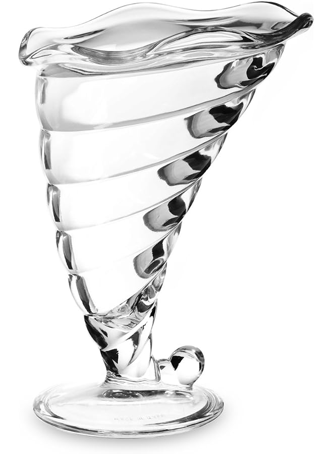 Fortuna Ice Cream Glass Set, Clear, 320 ml, BRR.GW034899, 2 Pieces