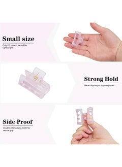 cobinaan Cobinaan Hair Clips for Women Girls, Small Claw Clips for Thin/Medium Thick Hair, 1.5 Inch Mini Hair Jaw Clips, Matte Rectangle Nonslip Clip with Gift Box (Matte color series, 10 pcs)  - Image 3
