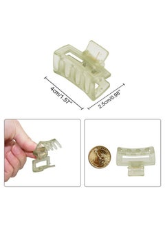 cobinaan Cobinaan Hair Clips for Women Girls, Small Claw Clips for Thin/Medium Thick Hair, 1.5 Inch Mini Hair Jaw Clips, Matte Rectangle Nonslip Clip with Gift Box (Matte color series, 10 pcs)  - Image 2