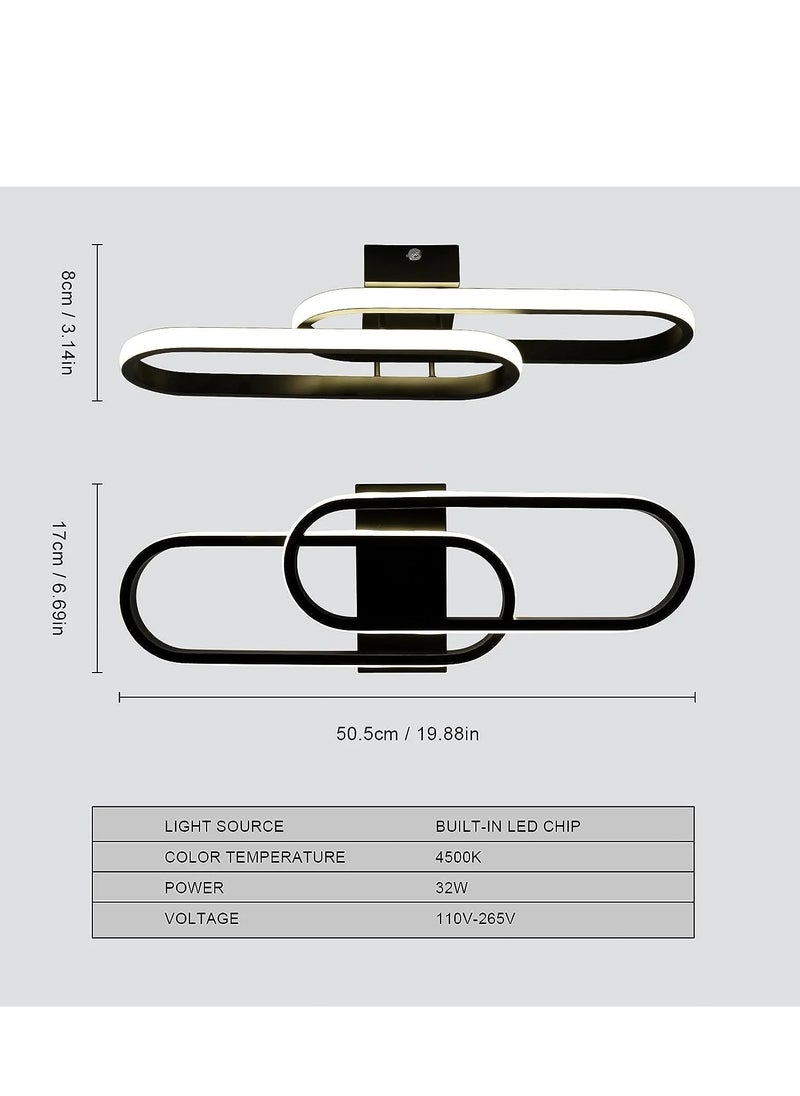 Comely - Led Ceiling Light , Modern Ceiling Light, Acrylic Ceiling Lamp Neutral Light - Image 1