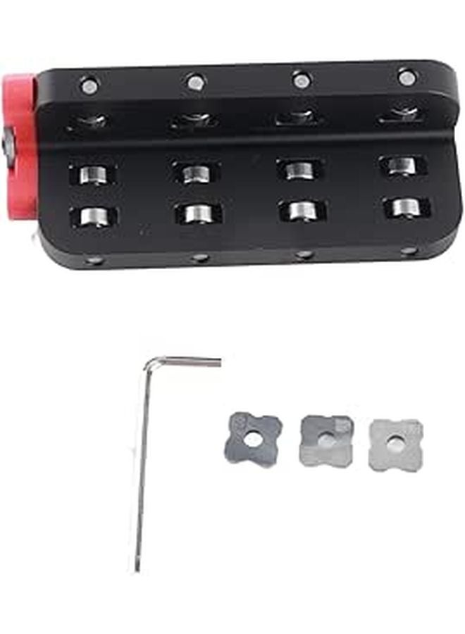 Aluminum Alloy Wood Edge Trimmer Hand Planer Round Angle Edgebander for Woodworking - Image 1