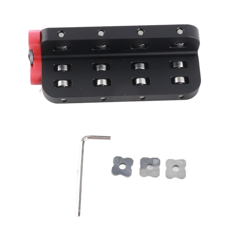 Aluminum Alloy Wood Edge Trimmer Hand Planer Round Angle Edgebander for Woodworking - Image 2