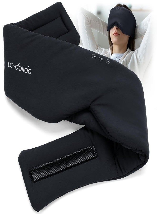 LC-dolida Luxury Bluetooth 5.4 Sleep Mask for Adults - Ice Fiber Cooling & HD Sound, 100% Light Blocking Adjustable Eye Cover for Travel & Side Sleepers - Soft Sleep Headphones with 10H Playtime - Image 1