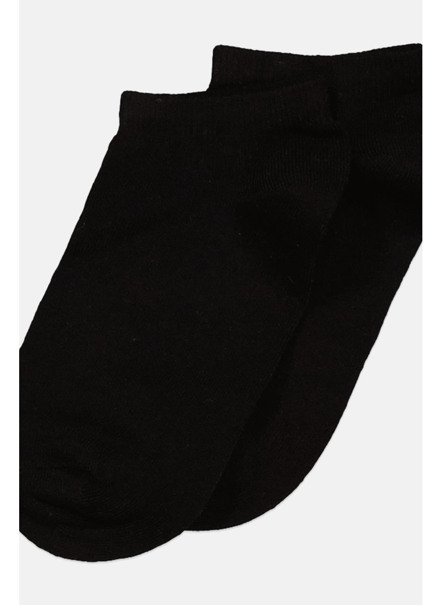 Don't Call Me Jennyfer - Women 3 Pair Plain Socks, Black - Image 1