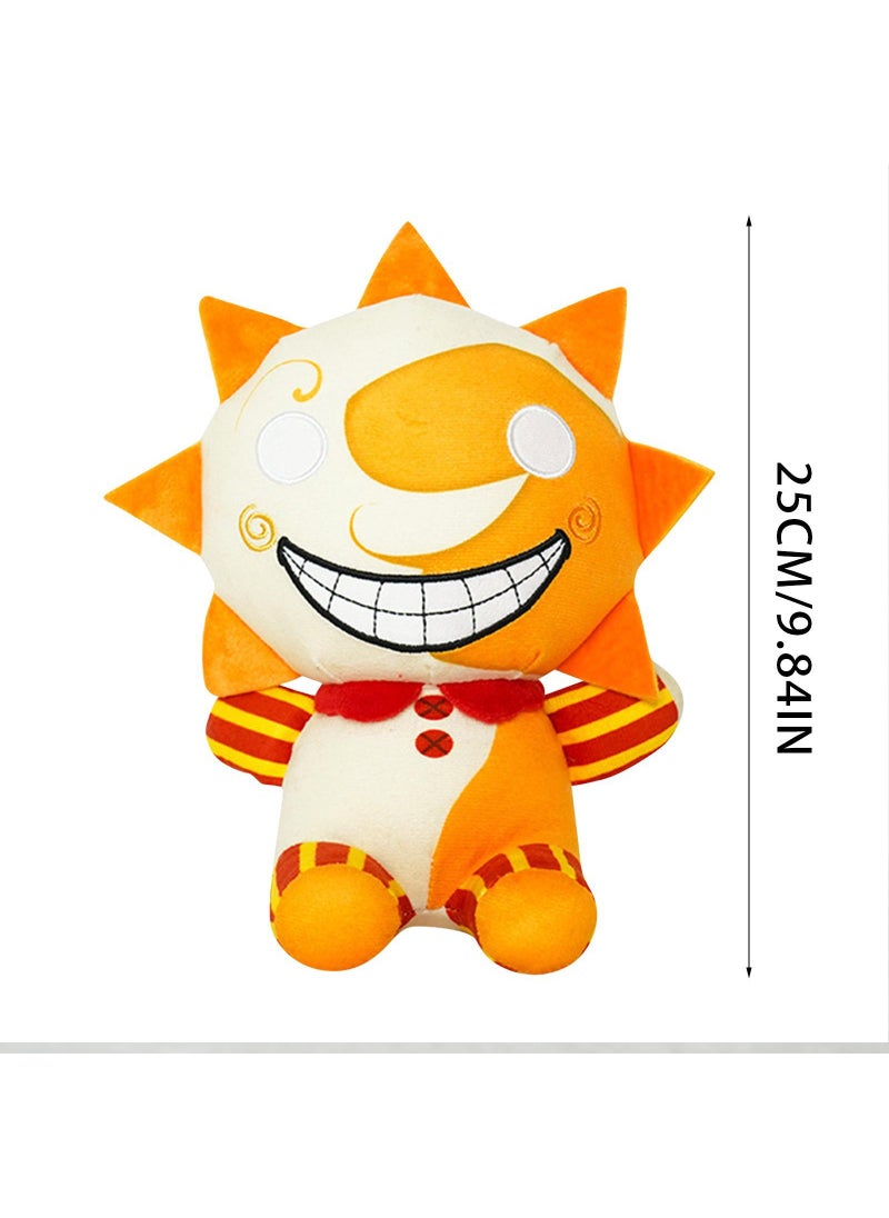 Y&D 2-Piece Sundrop And Moondrop Cartoon Plush FNAF Security Breach Plush  Clown Figure and Collection Stuffed Animals Plush Toys Birthday Festival Gifts for Kids and Fans  - Image 2