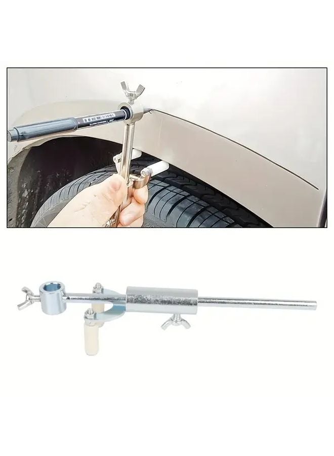 1pc Adjustable Wheel Eyebrow Parallel Scriber Durable Metal Paint Marking Tool For Automotive Sheet Metal Repair - Image 3