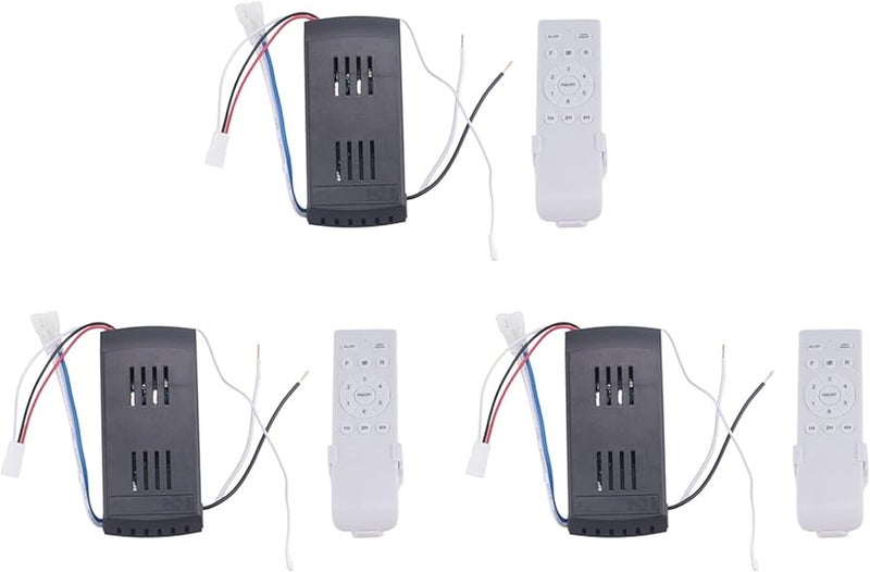 Universal Ceiling Fan Remote Control Kit 6 Speed 40W DC Fan Light Timing Function - Image 1