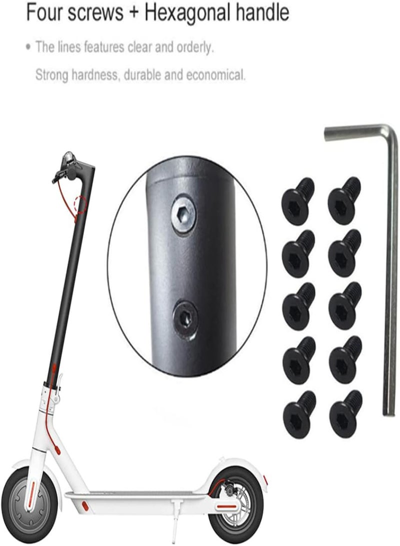 GGOOT Electric Scooter Screws M5 Parts Wrench Set Compatible with M365 Pro 11pcs, Scooter Handlebar Screws, Electric Scooter Screws, M365 Scooter Accesories  - Image 5