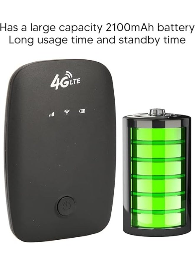 general 4G LTE Mobile WiFi Router 150Mbps High Speed Portable Travel USB Powered WiFi Modem with SIM Card Slot for Up to 10 Devices - Image 5