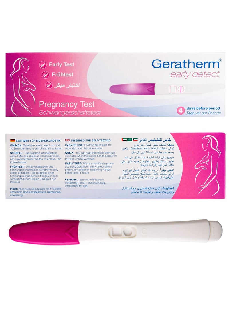 Geratherm Set Of Two Pieces Early Detect Rapid Pregnancy Test (Germany)  - Image 4