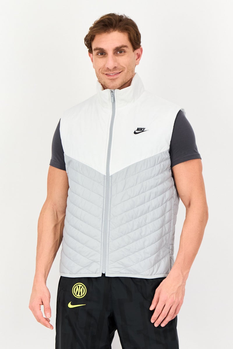 Nike Men Sportswear Fit Quilted Outdoor Vest Jacket, Multicolor - Image 1