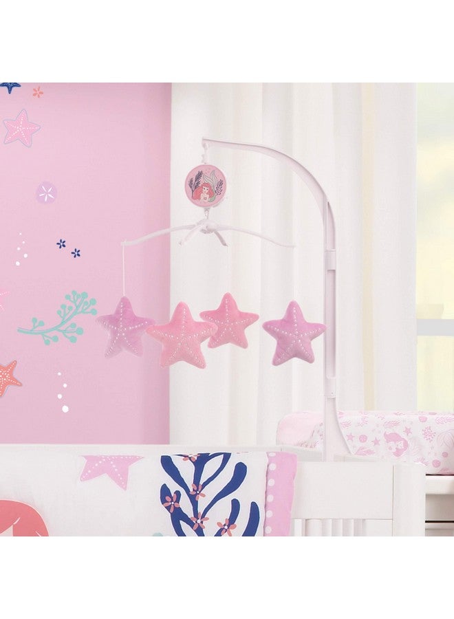 Disney The Little Mermaid Pink, Aqua & Coral Ariel Cute by Nature Musical Mobile, Coral, Pink, Aqua, - Image 3