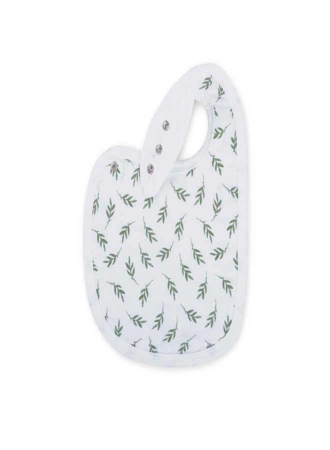 Theoni Cotton Muslin Snap Bib |New Born |Baby Feeding Bib |Sanp Closure |Adjustable Size |Baby Bib Set |Super Absorbent |Set Of 2 - Woody Tiger - Image 5