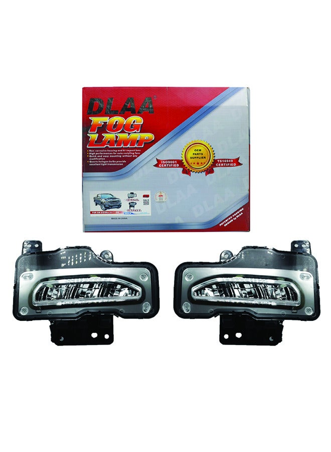 DLAA Pack of 2 GM724L Dlaa Fog Lamp Suitable for Sierra 2017 with wires - Image 3