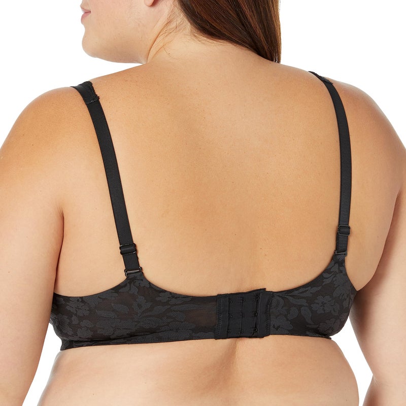 Bali Passion for Comfort Womenâ€™s Lace Underwire Bra, Multiway Convertible Bra, Soft Lace Bras for Women Black - Image 2