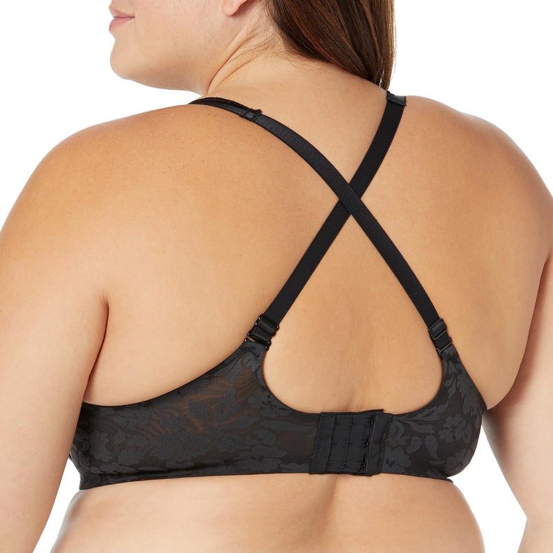Bali Passion for Comfort Womenâ€™s Lace Underwire Bra, Multiway Convertible Bra, Soft Lace Bras for Women Black - Image 3