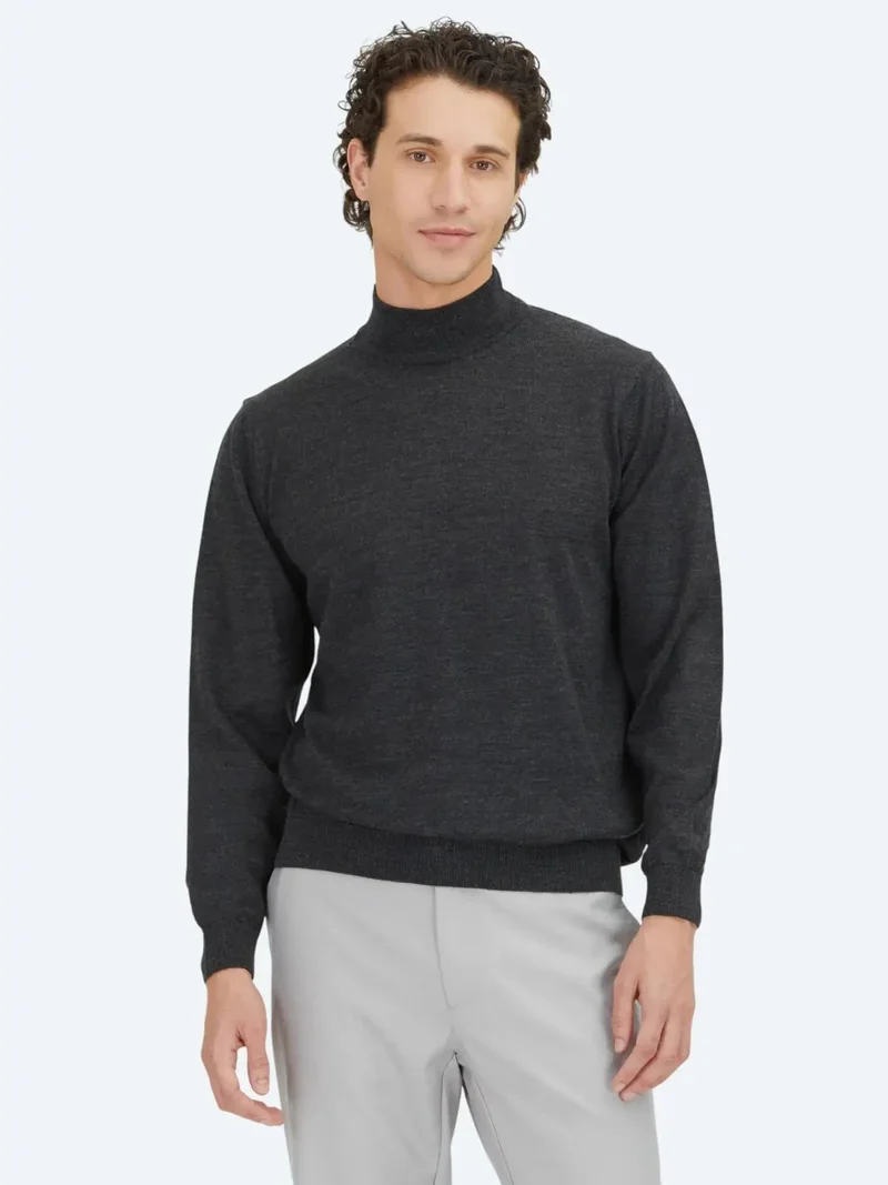 Kip Hard Coal Knitwear Sweatshirt