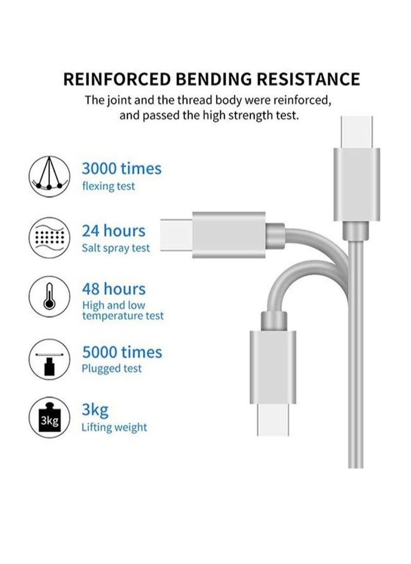 Generic - 3 in 1 Multi USB Charger Cable Retractable Multiple Charging Cord Adapter with Phone Mini Type C Micro USB Port Connectors Compatible with Cell Phones Tablets Universal Use - Image 1