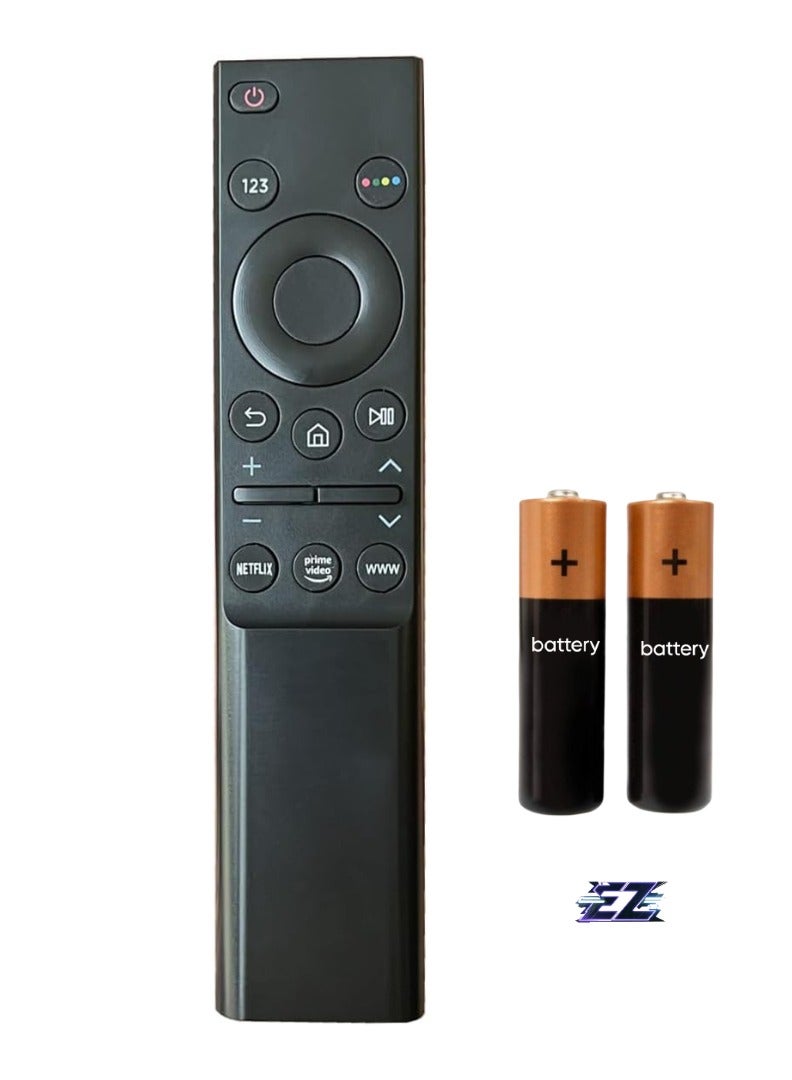 Universal Remote Control Compatible with Samsung Smart TV LCD, LED, UHD, QLED, 4K, HDR - Features Netflix, Prime Video, and WWW Buttons - BN59-01358D - Includes Battery