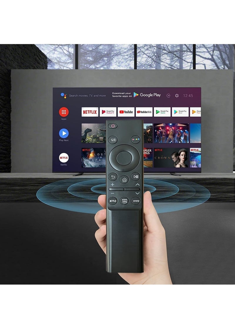 Universal Remote Control Compatible with Samsung Smart TV LCD, LED, UHD, QLED, 4K, HDR - Features Netflix, Prime Video, and WWW Buttons - BN59-01358D - Includes Battery