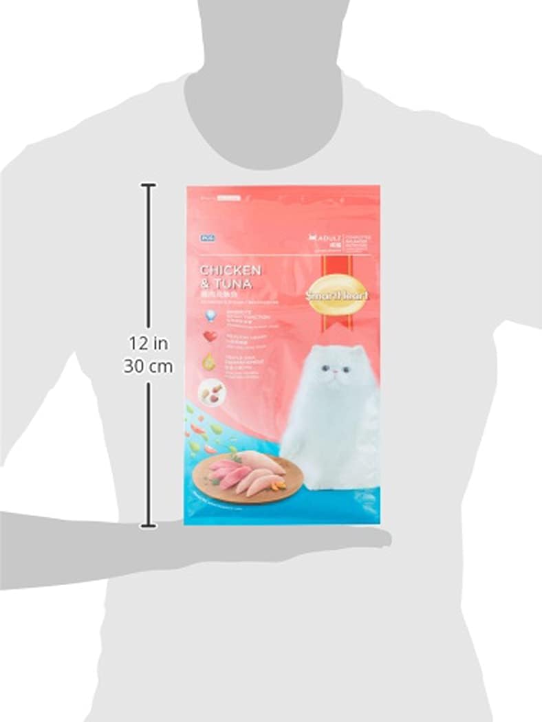 SmartHeart طعام جاف للقطط البالغة سمارت هارت دجاج وتونة - Image 4