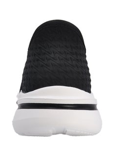 Sky View Athlesiure Men's Loafer Smooth Step Hands Free Slip-ins Loafer Flats Comfortable And Light-Weight Slip On Walking Shoes For Men Black White  - Image 3