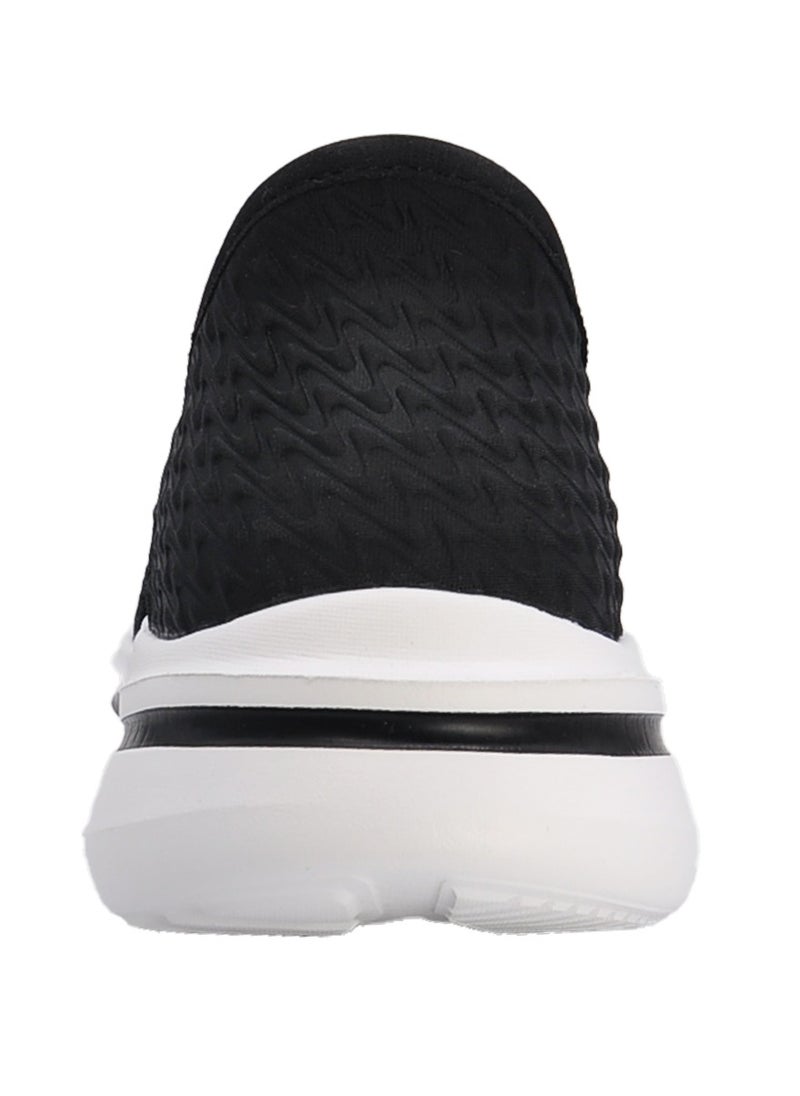 Sky View - Athlesiure Men's Loafer Smooth Step Hands Free Slip-ins Loafer Flats Comfortable And Light-Weight Slip On Walking Shoes For Men Black White - Image 1