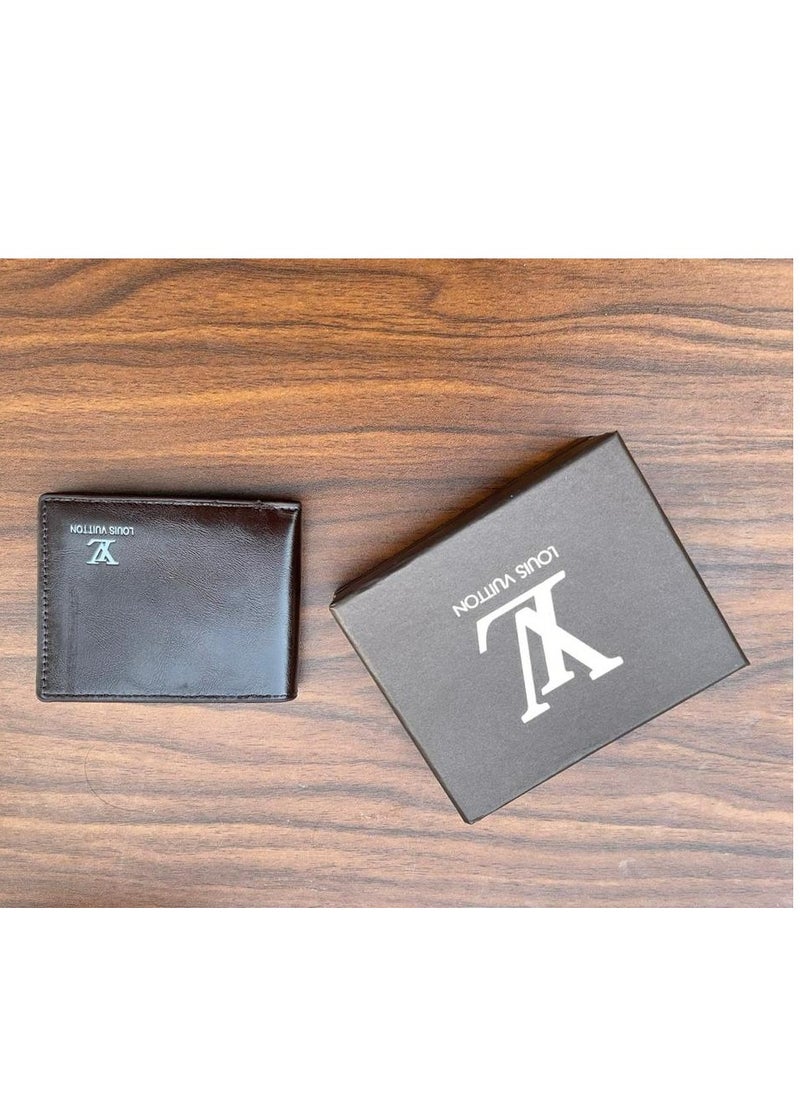 Louis Vuitton - Louis_Vuitton wallet for men, genuine leather, brown - Image 1