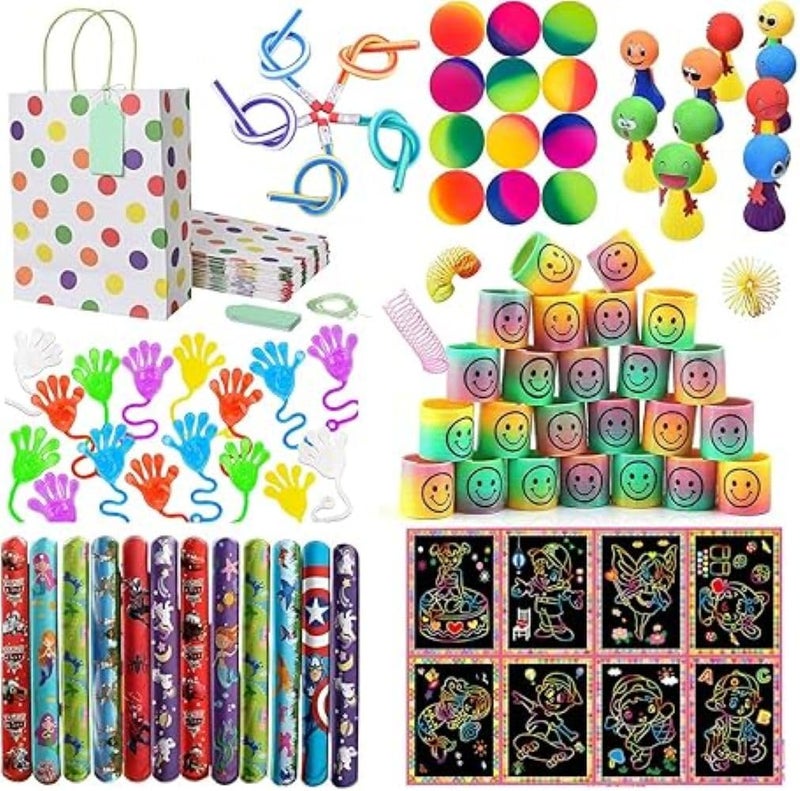 SNAPTRON Return Gifts For Kids -96Pcs Return Gift For Kids Birthday 12 sets each with Goody Bags| Bulk Return Gifts For Kids Age 4 5 6 7 8| Kids Return Gifts for Birthday in Bulk| Best Kids Gift items - Image 1