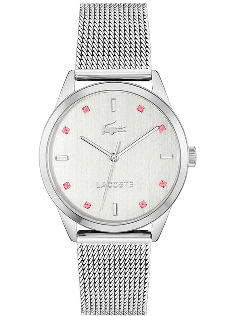 LACOSTE Women's Analog Round Shape Stainless Steel Wrist Watch 2001342 - 36 Mm  - Image 1