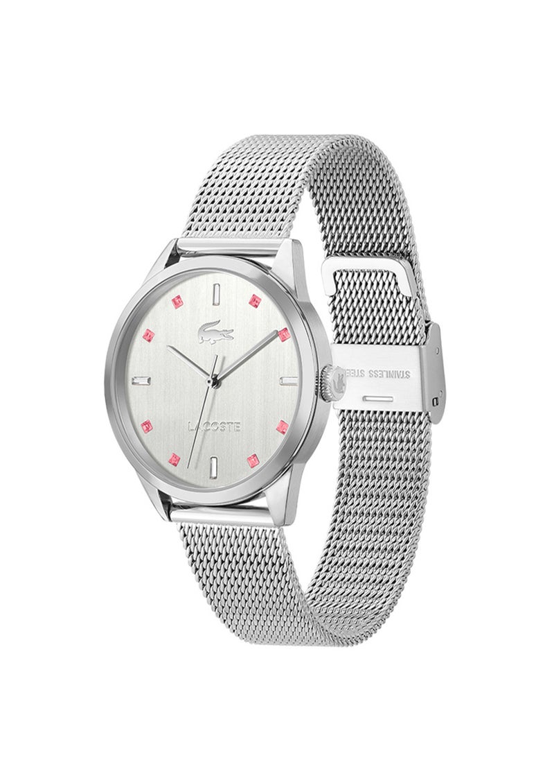 LACOSTE Women's Analog Round Shape Stainless Steel Wrist Watch 2001342 - 36 Mm  - Image 2