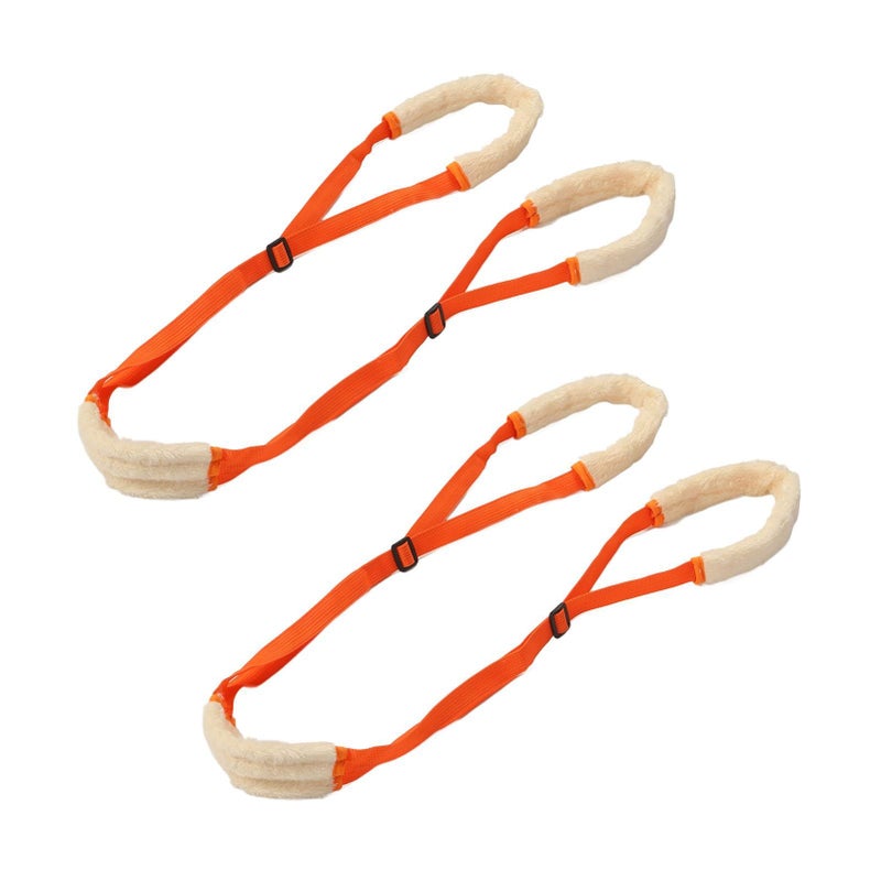 Nylon Dog Leg Support Harness Sling Aid for Hind Legs Recovering Surgery Orange - Image 4