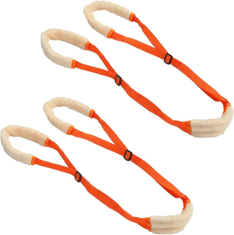 Nylon Dog Leg Support Harness Sling Aid for Hind Legs Recovering Surgery Orange - Image 1