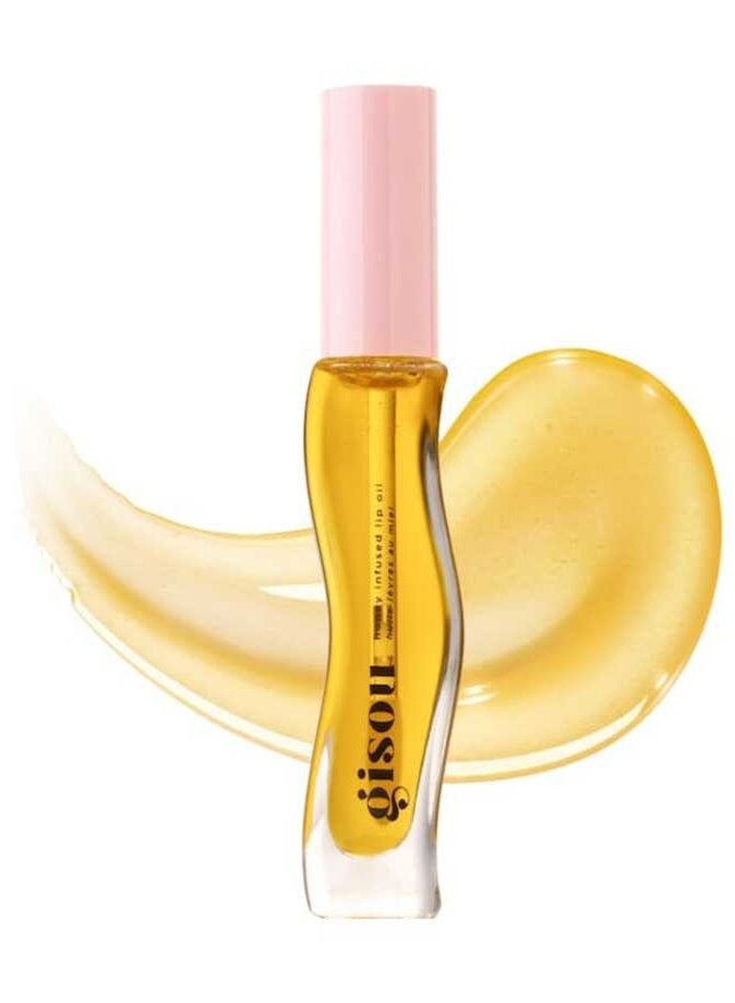 GISOU Honey Infused Lip Oil, Honey Gold 8ml - Nourishing & Hydrating Lip Care - Image 1