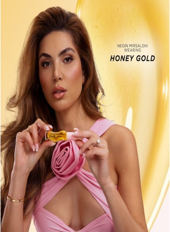 GISOU Honey Infused Lip Oil, Honey Gold 8ml - Nourishing & Hydrating Lip Care - Image 3